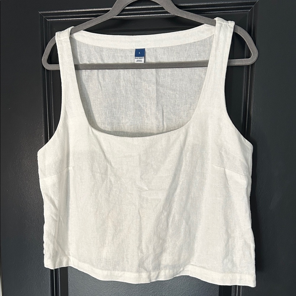 Old Navy Classic White Tank Top